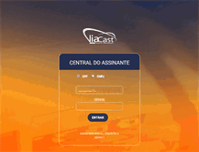 Tablet Screenshot of central.viacast.com.br